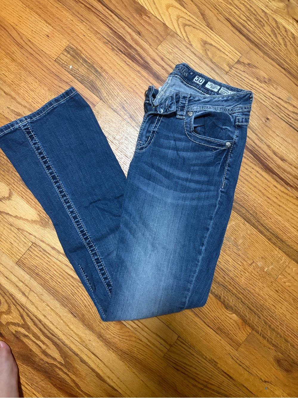 Miss Me Dark Blue Bootcut Jeans